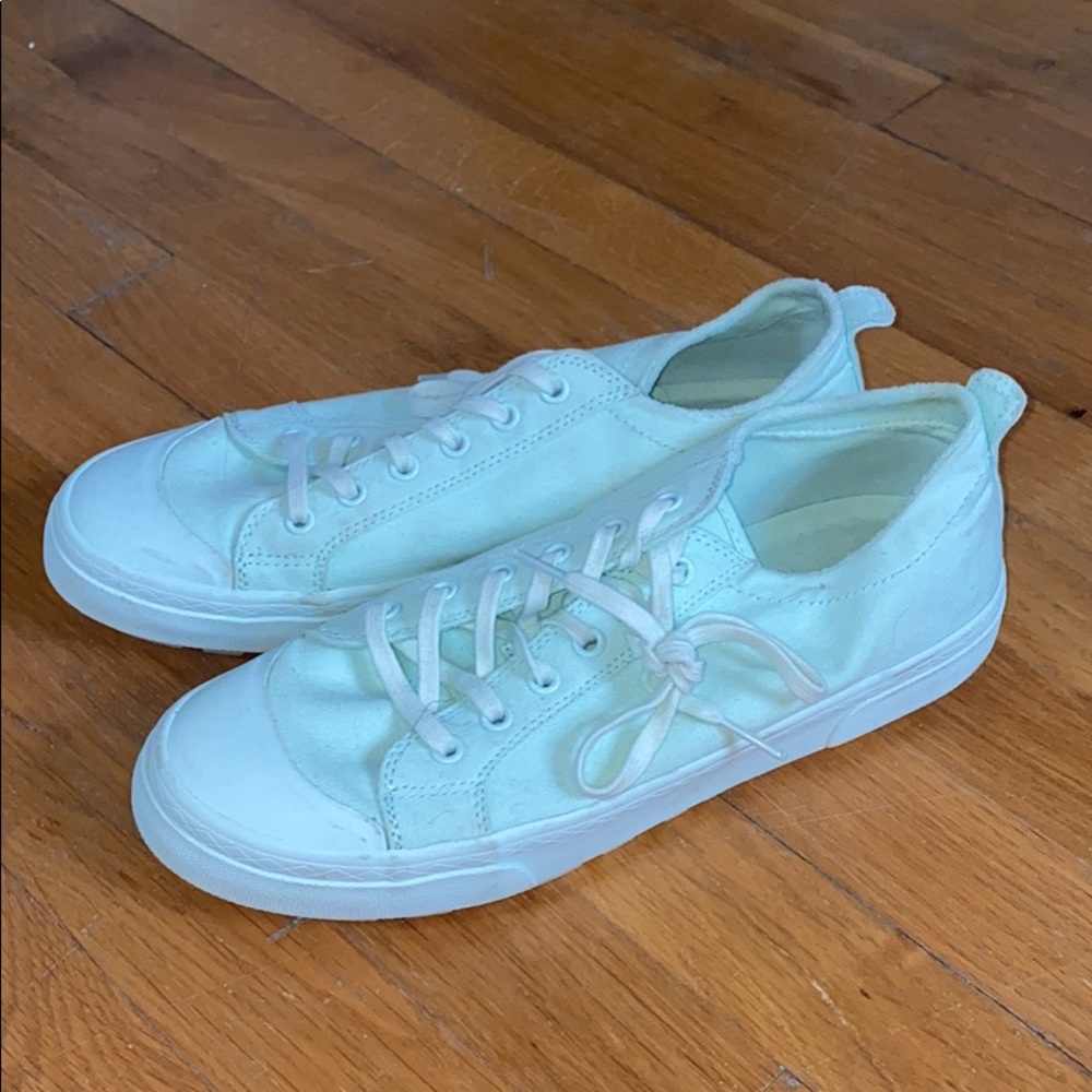 Light, mint green UGG sneakers!